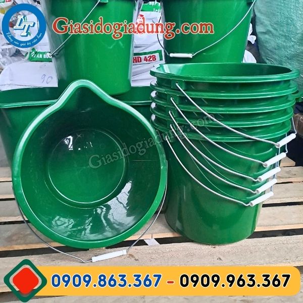 xô nhựa miệng phễu giá sỉ rẻ đủ màu đủ dung tích