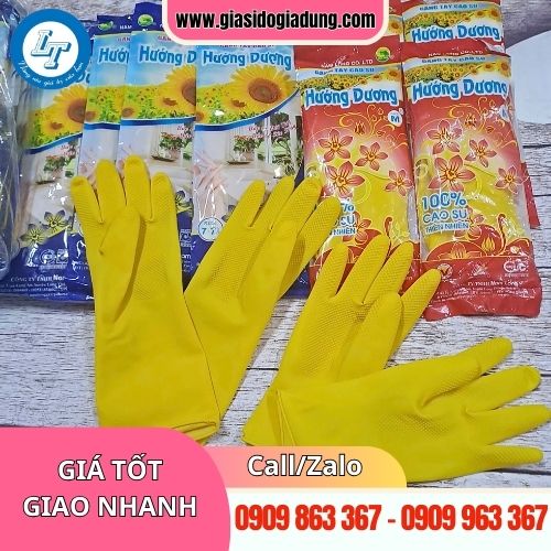 xuỏng chuyên sỉ găng tay cao su rửa chén bát giá cạnh tranh toàn quốc