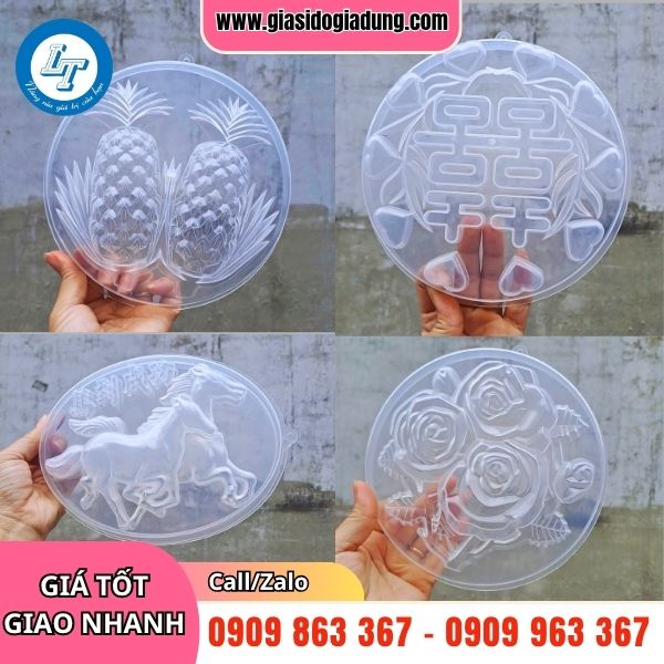 xưởng sản xuất và bán sỉ khuôn rau câu giá rẻ dủ loại