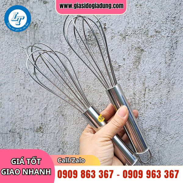 xưởng sản xuất cây đánh trứng inox đủ kích cỡ giá rẻ tận gốc
