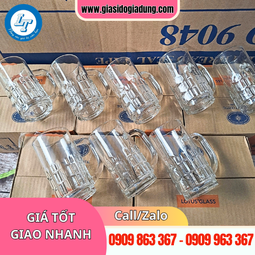 xưởng sản xuất và cung cấp sỉ các loại ly thủy tinh có quai cao cấp giá sỉ tốt nhất tphcm