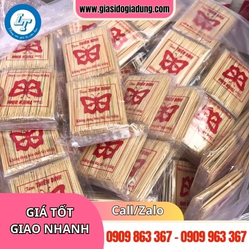 xưởng sản xuất và cung cấp sỉ lẻ tăm tre xỉa răng đủ loại giá tốt hiện nay