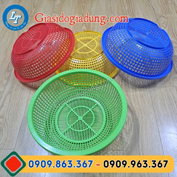 xưởng sỉ giá rẻ rổ nhựa tròn lớn đủ loại