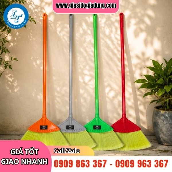 xưởng sỉ lẻ chổi nhựa quét nhà lông mềm chất lượng cao
