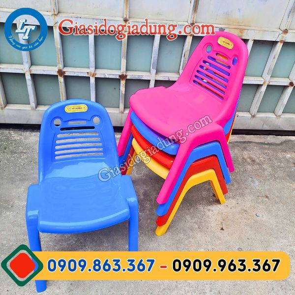 xưởng sỉ lẻ ghế nhựa trẻ em có tựa lưng hàng đẹp giá tốt tại miền nam