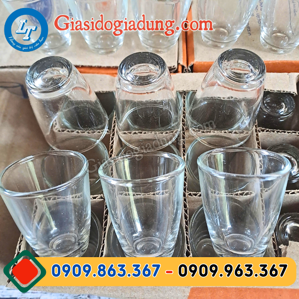xưởng sỉ lẻ ly thủy tinh nhỏ uống rượu giá rẻ nhất thị trường