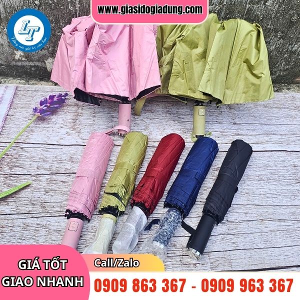 xương sỉ ô dù gấp gọn đủ màu giá sỉ cực ưu đãi
