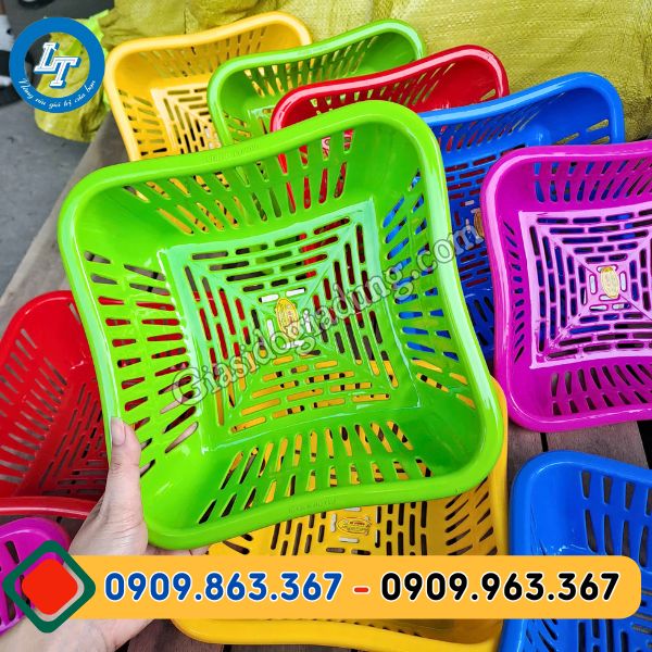 xưởng sỉ rẻ rổ nhựa vuông giá tốt nhất thị trường