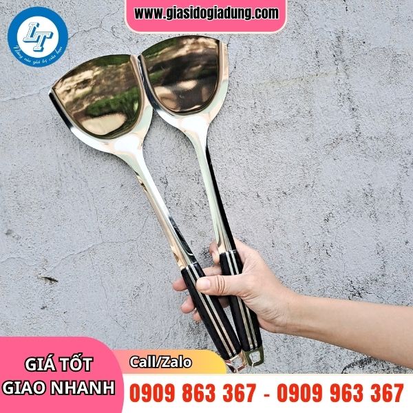 xưởng sỉ rẻ sạn inox cán đen giá tốt cho đại lý