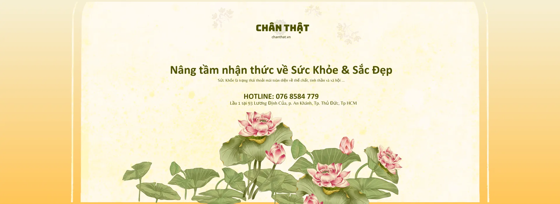 Chân Thật chăm sóc sức khỏe và sắc đẹp - nâng tầm nhận thức 1