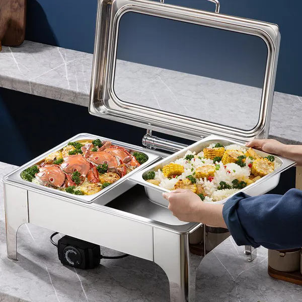 Nồi hâm buffet chữ nhật