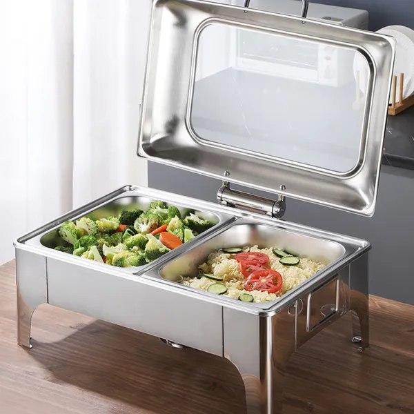 Nồi hâm buffet chữ nhật