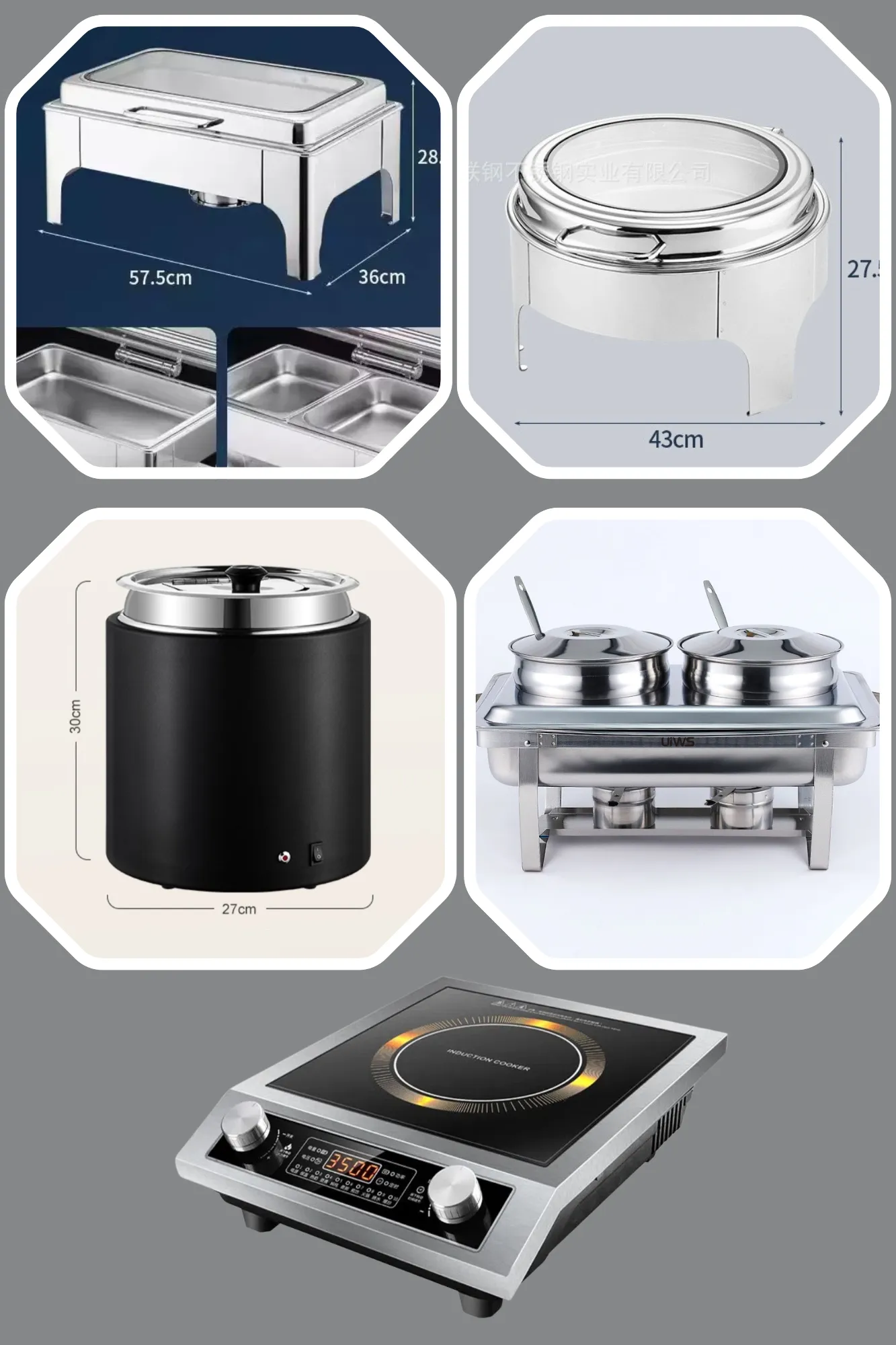 Các loại nồi buffet 