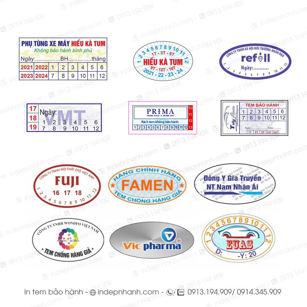 in tem vỡ bảo hành