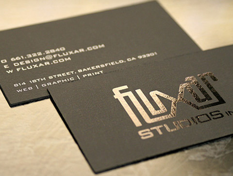 Mẫu ép kim name card