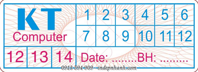 in tem vỡ bảo hành