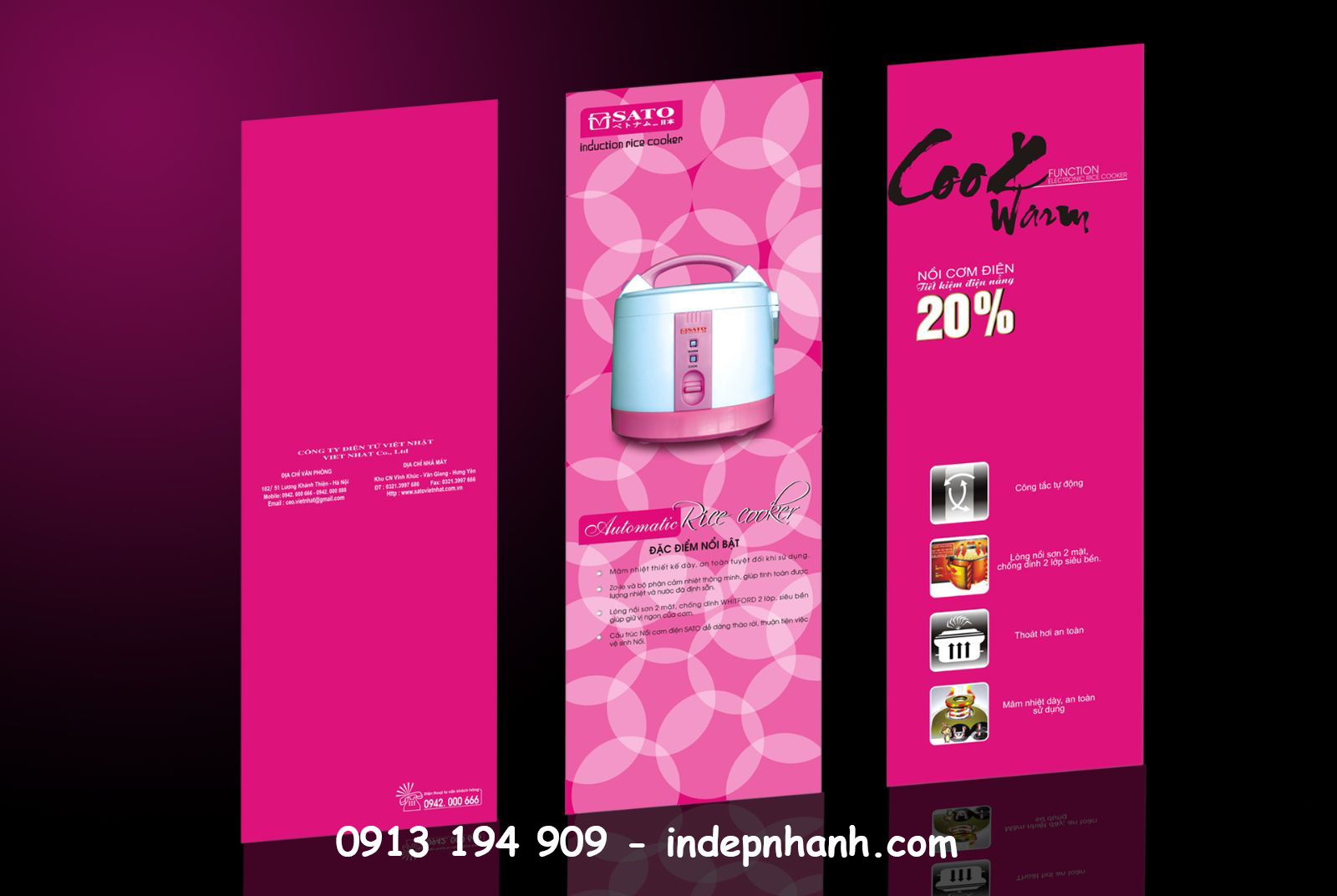 In tờ rơi quảng cáo đẹp tại indepnhanh.com.vn