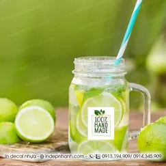 IN DECAL NHỰA TRẮNG SỮA