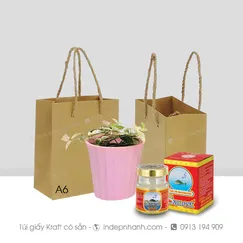 A06 - TÚI GIẤY KRAFT A6 (13x11x6)