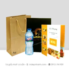 A04 - TÚI GIẤY KRAFT A4 (33x22x9)