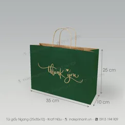 N71-TG NGANG XANH RÊU  (25x35x10)