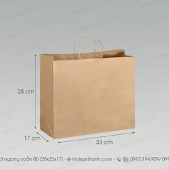 TÚI GIẤY A3 NGANG XOẮN