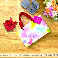 TÚI A5 HOA DÂY RUY BĂNG