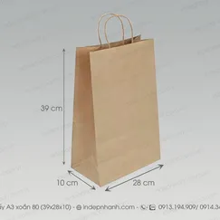 TÚI GIẤY A3 XOẮN