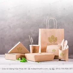 TÚI GIẤY ĐỰNG HỘP ĐỒ ĂN