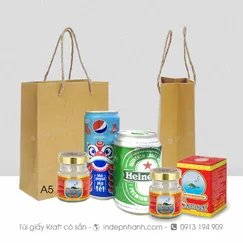 A05 - TÚI GIẤY KRAFT A5 (19x15x7)