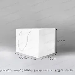 TG  VUÔNG LỚN TRẮNG (18x22x16)
