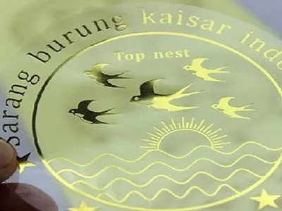 Nhãn decal ép kim giá rẻ tại TP HCM