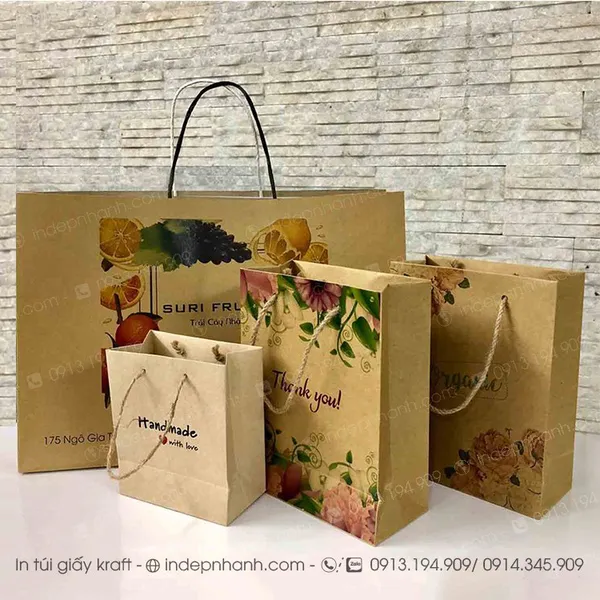 IN TÚI GIẤY KRAFT GIÁ RẺ