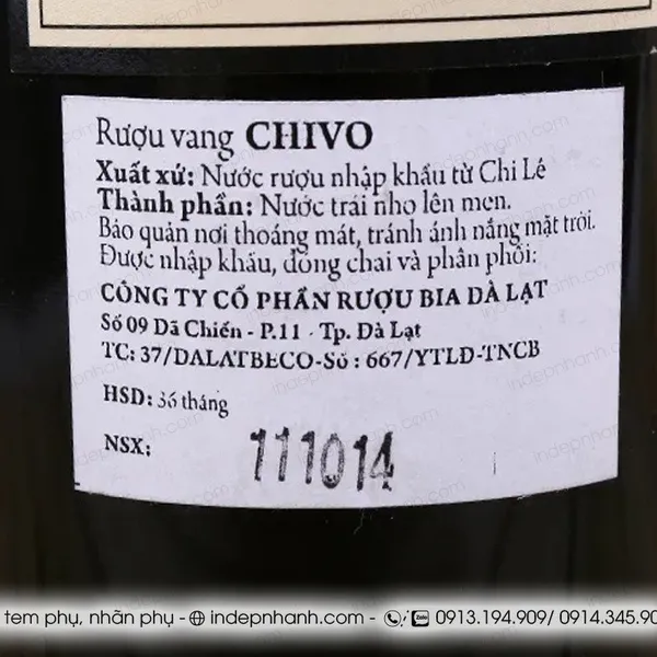IN TEM NHÃN PHỤ