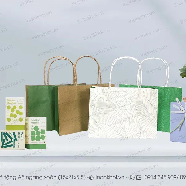 TG KRAFT NÂU A5 IN (15x21x5.5) - GIÁ 3.000 đồng
