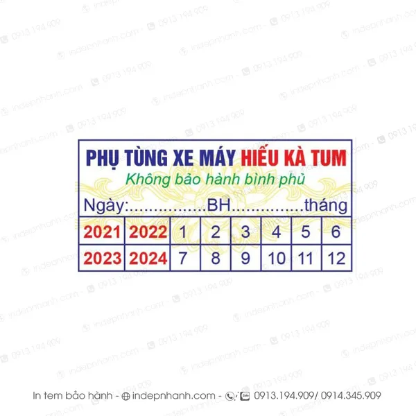IN TEM VỠ TEM BỂ TEM NIÊM PHONG