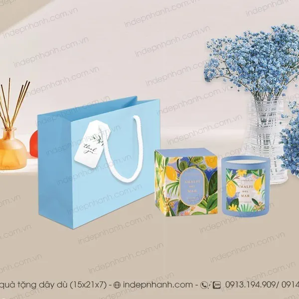 TÚI A5 XANH DƯƠNG (15x21x7)