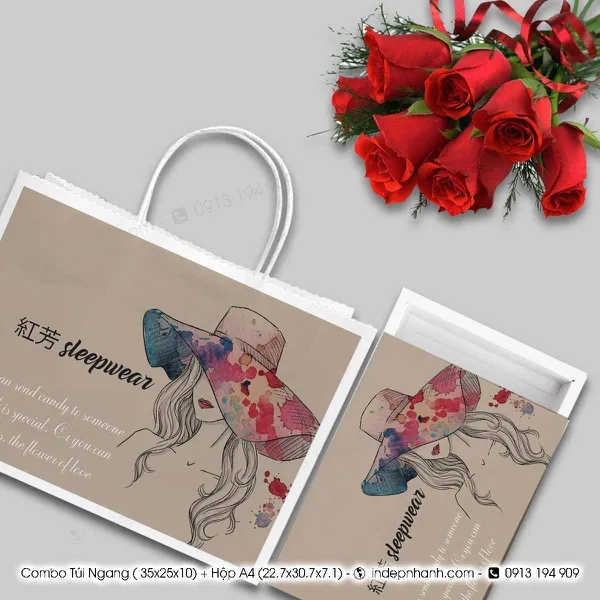 IN TÚI GIẤY KRAFT GIÁ RẺ