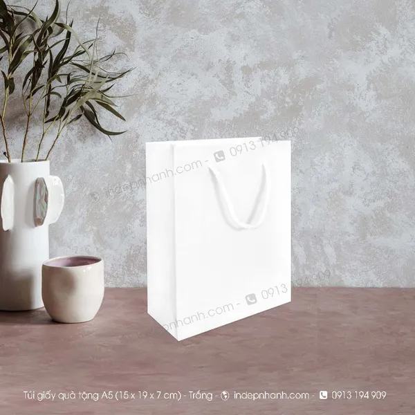 A15b - TÚI GIẤY KRAFT A5 (19x15x7)