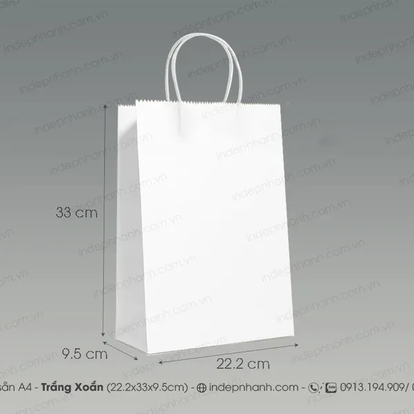 A4X -  TG TRẮNG XOẮN A4 (33x22.2x9.5)