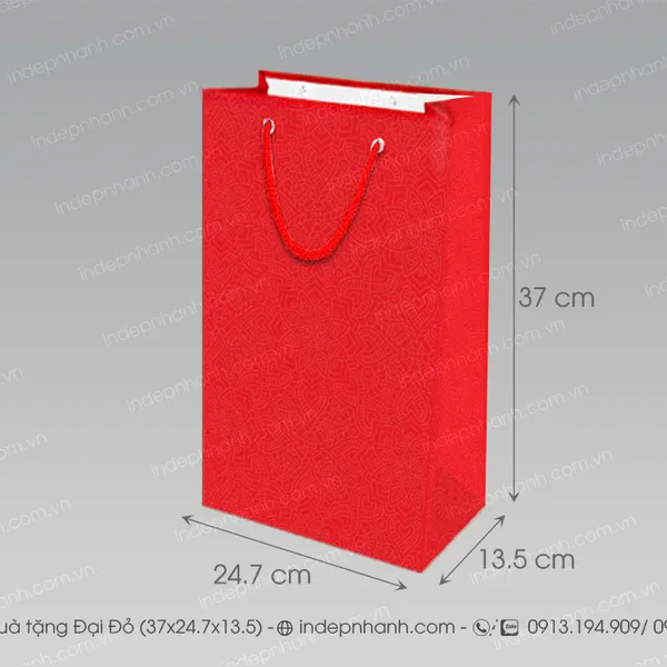 Đ21-TÚI GIẤY ĐẠI ĐỎ (37x24.7x13.5)
