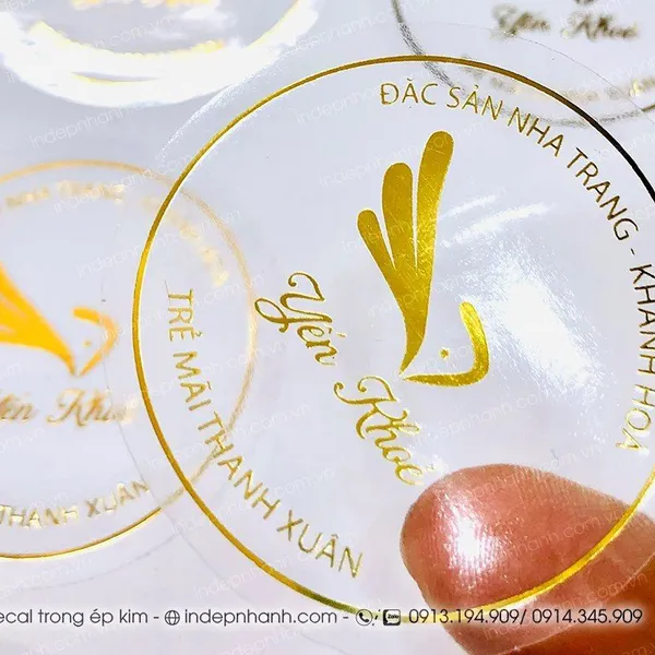 IN DECAL TRONG ÉP KIM