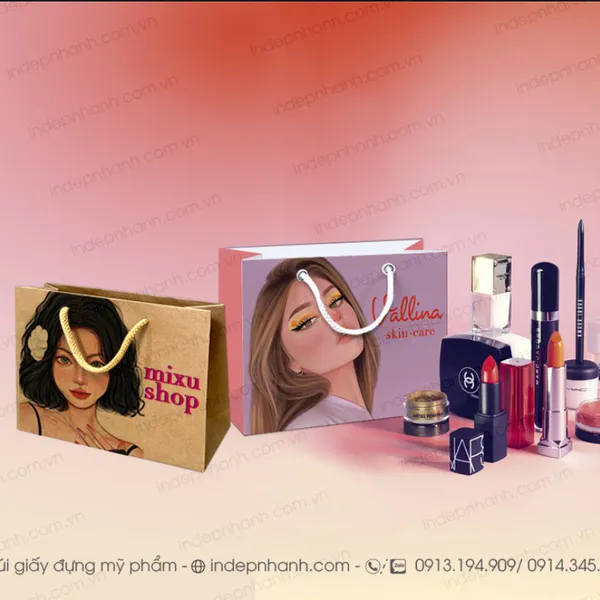 IN TÚI GIẤY ĐỰNG MỸ PHẨM