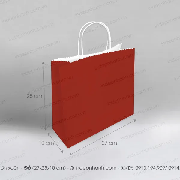 LĐ - TG LỚN MÀU ĐỎ (25x27x10)