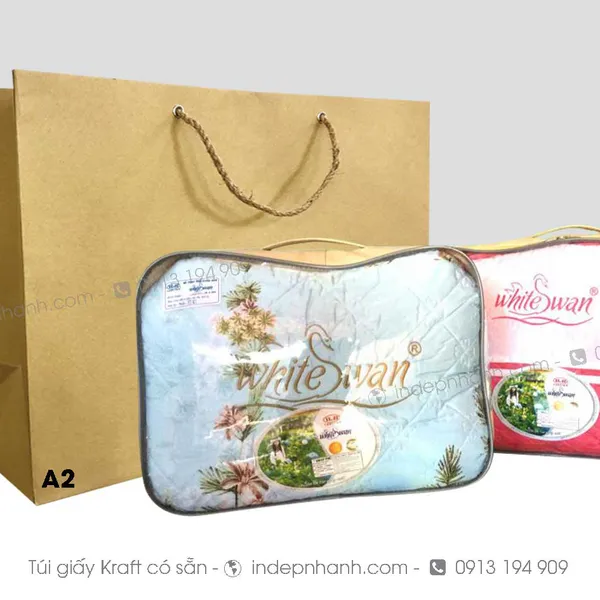 A02 - TÚI GIẤY KRAFT A2 (40x57x18)