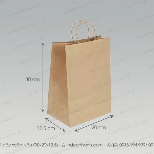 TÚI GIẤY A4 XOẮN