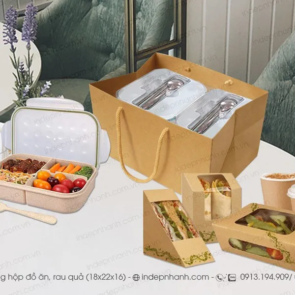 TG VUÔNG LỚN HỘP ĐỒ ĂN (18x22x16)