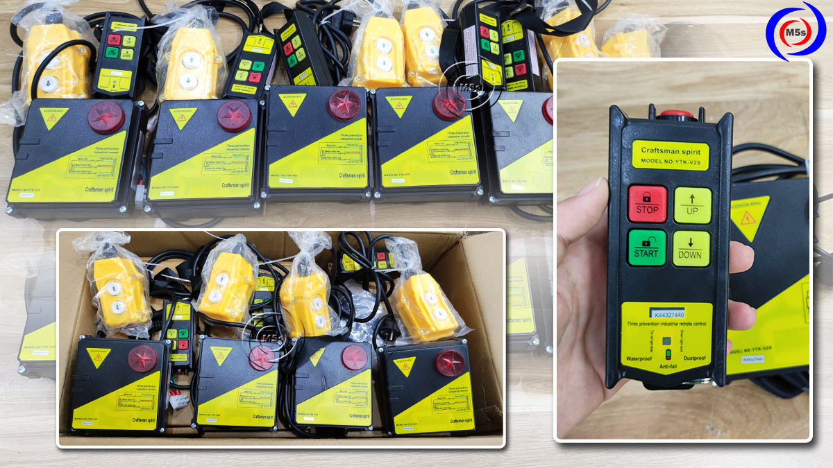 Bộ điều khiển từ xa cho tời xây dựng KCD/PA Bộ điều khiển từ xa cho tời xây dựng KCD/PA