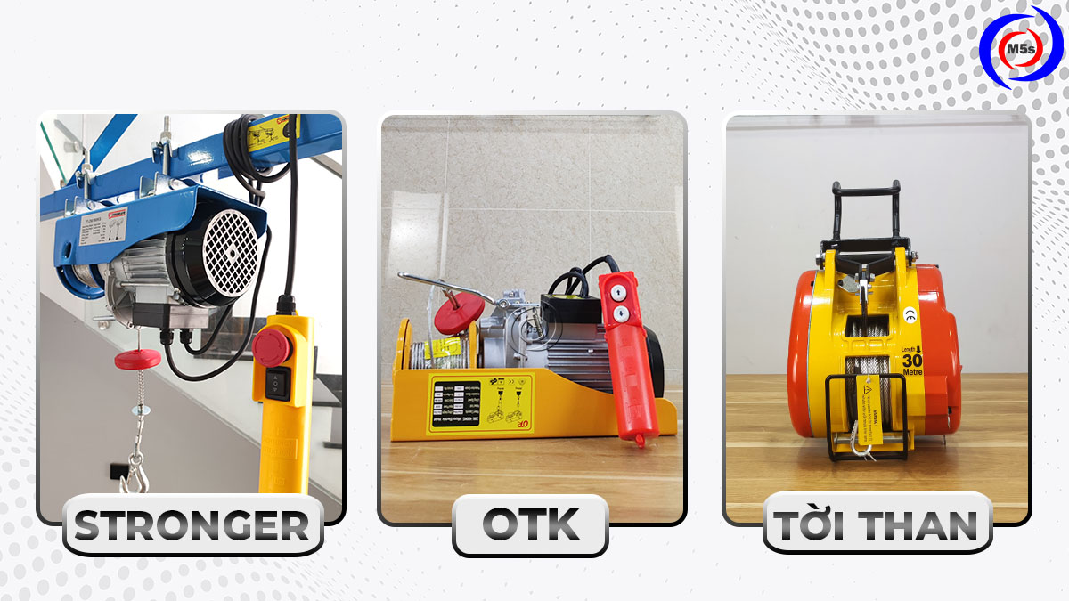 Các loại tời treo mini tại M5s Các loại tời treo mini tại M5s