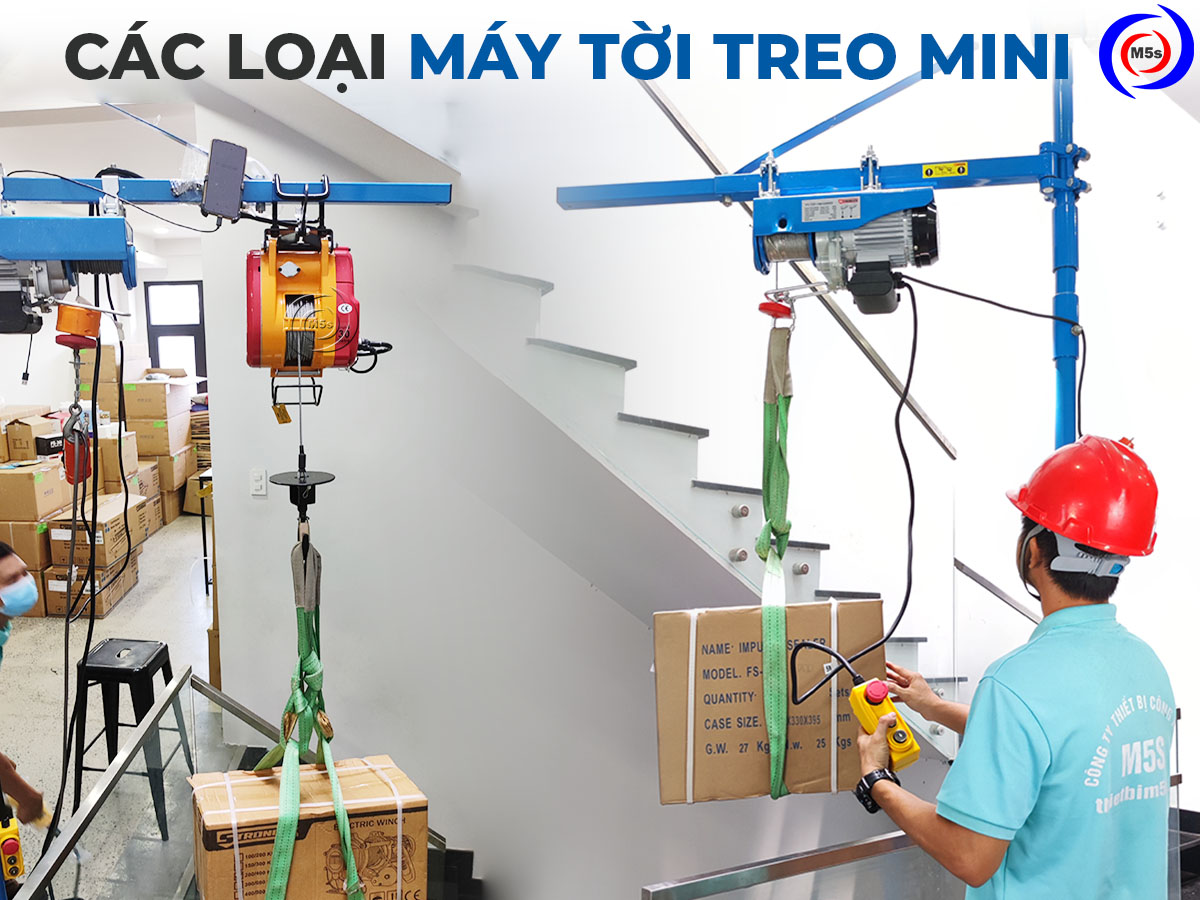 Các loại máy tời treo mini Các loại máy tời treo mini
